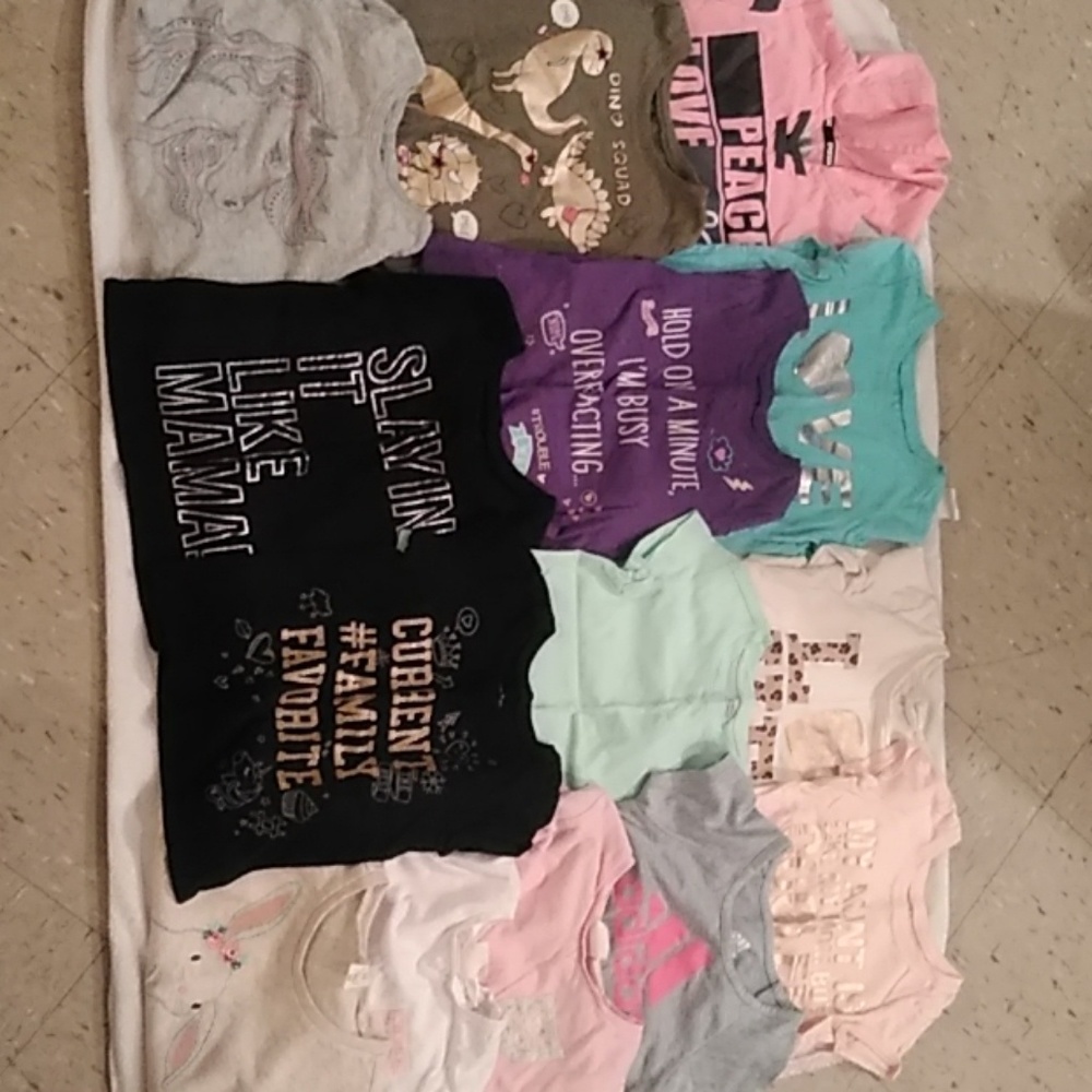 Baby Girl toddler long/short sleeve shirts